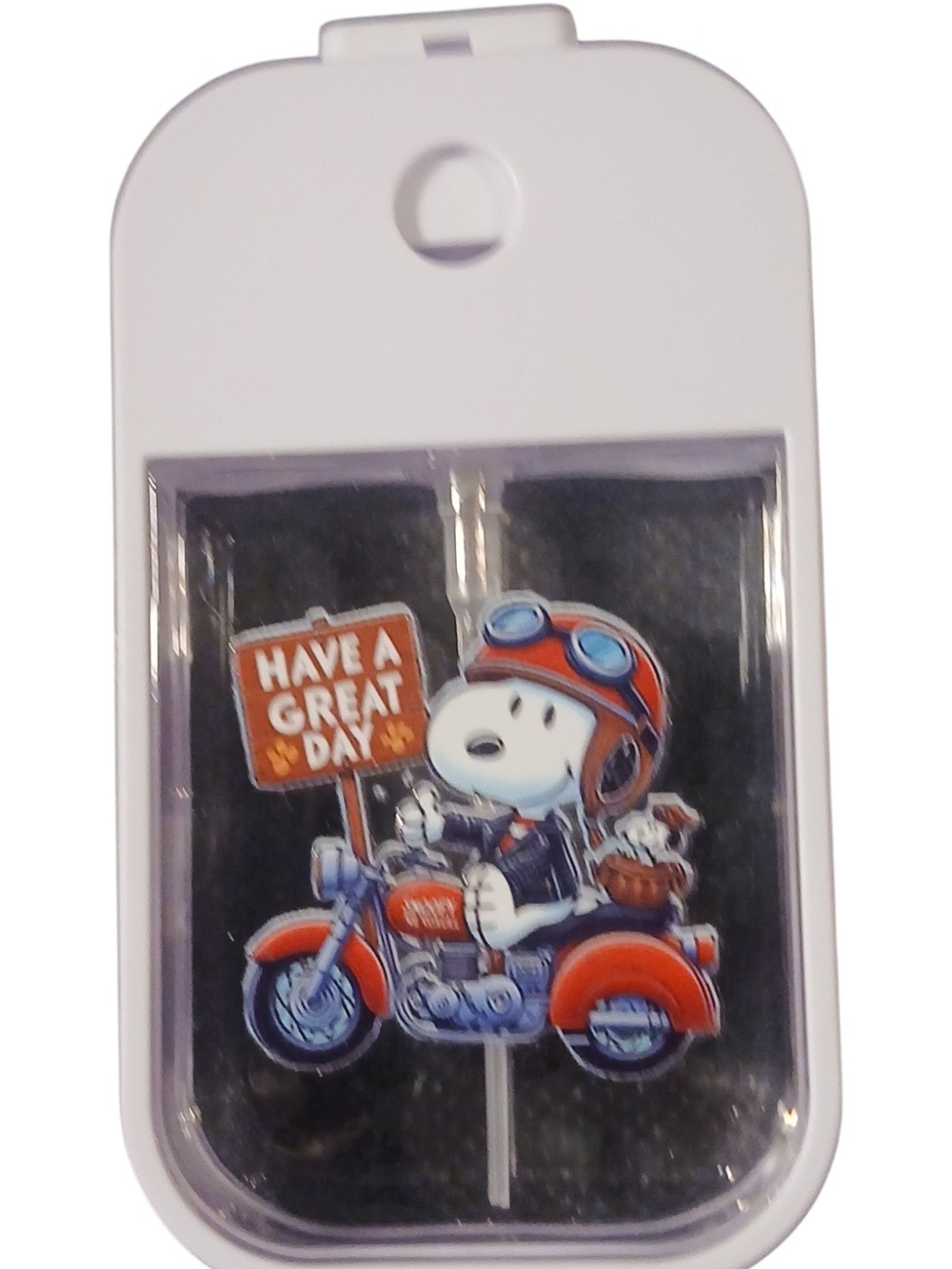 Peanuts - Snoopy Refillable Hand Sanitizer Spray Bottle, Pocket/Purse Size. 1.5o